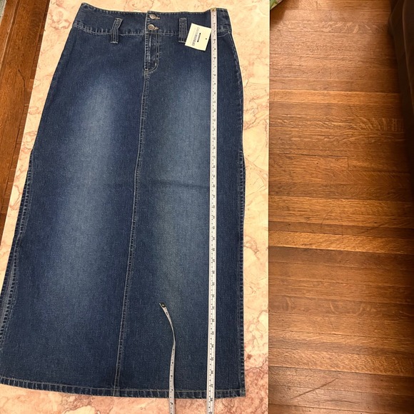 Vintage Y2K CANYON RIVER BLUES Long Denim Skirt 7 - Picture 8 of 11